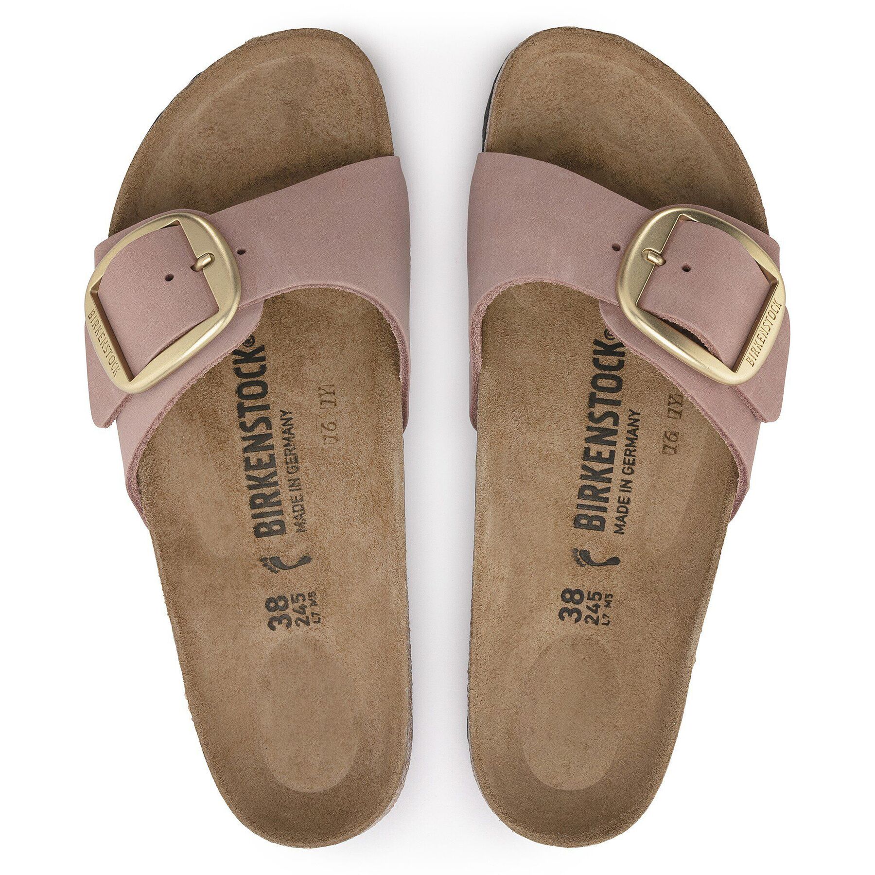 Alternative view of Madrid Big Buckle Natural Leather Nubuck