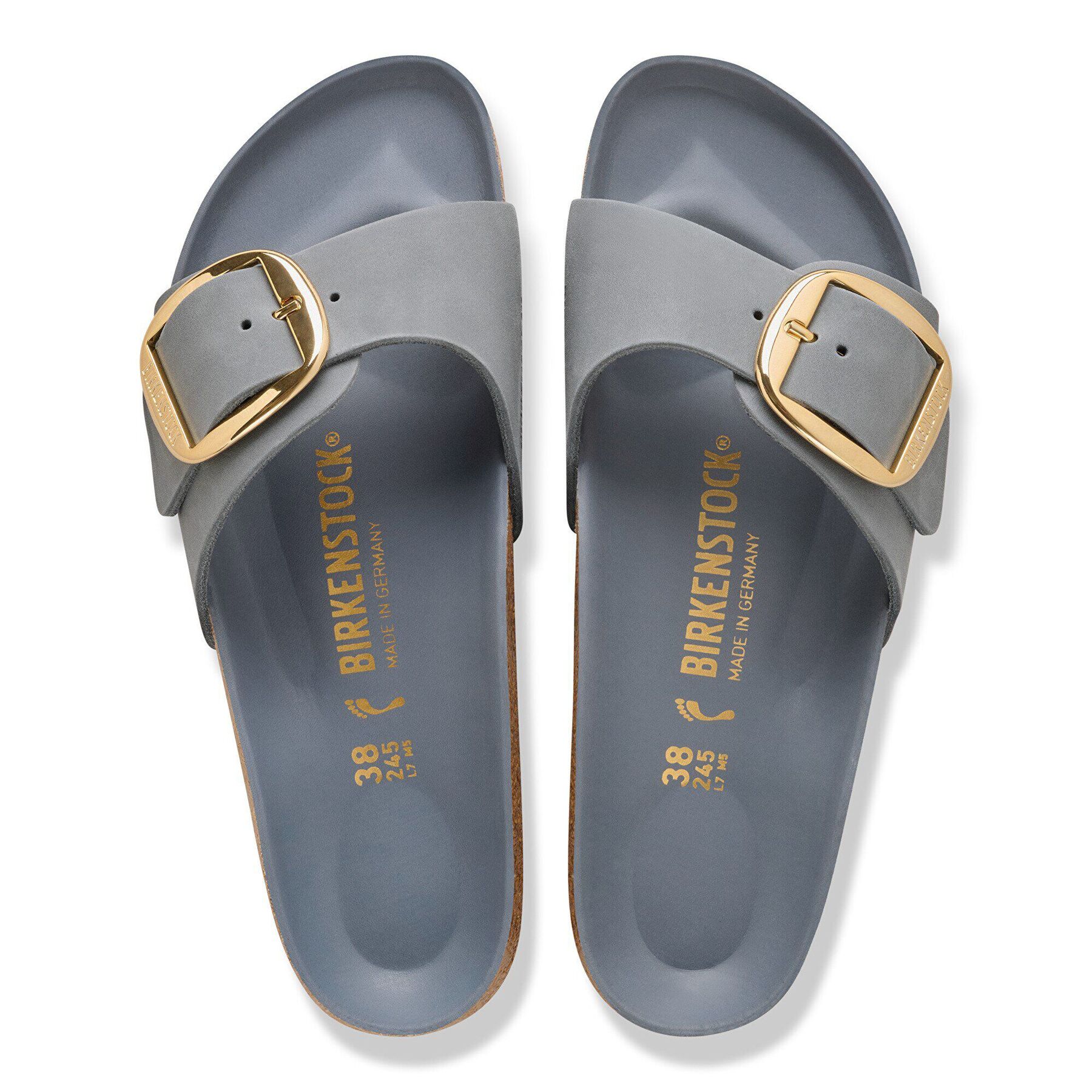 Alternative view of Madrid Big Buckle Natural Leather Oiled