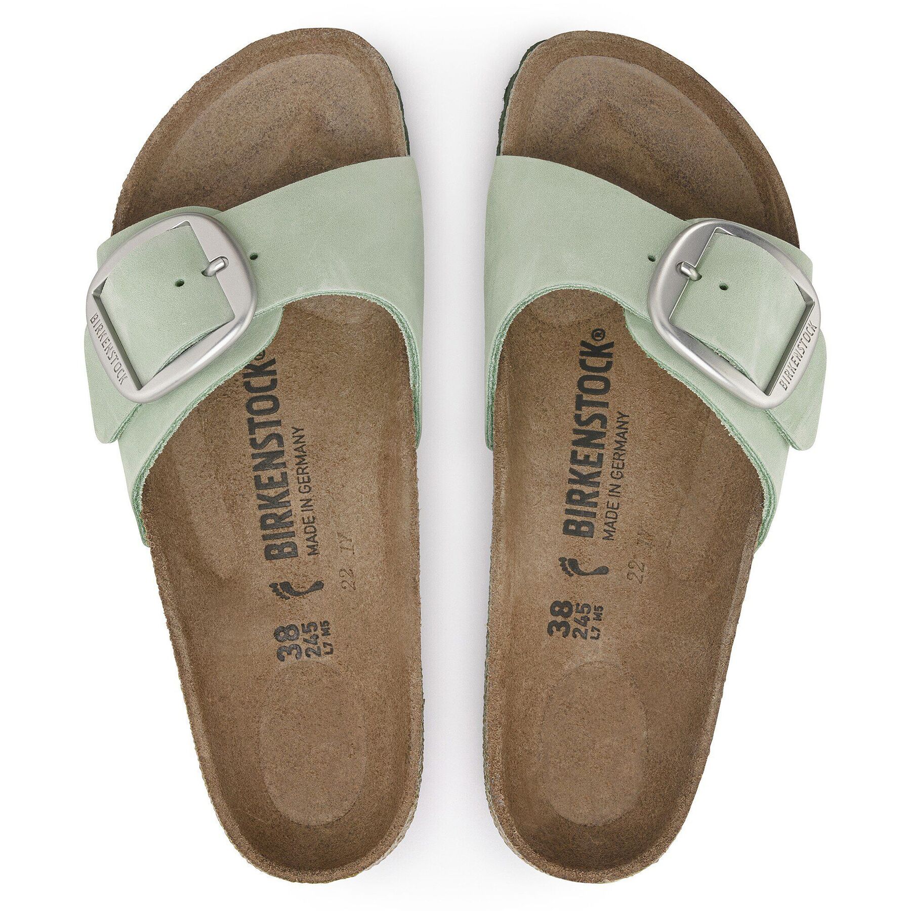 Alternative view of Madrid Big Buckle Nubuk Leather