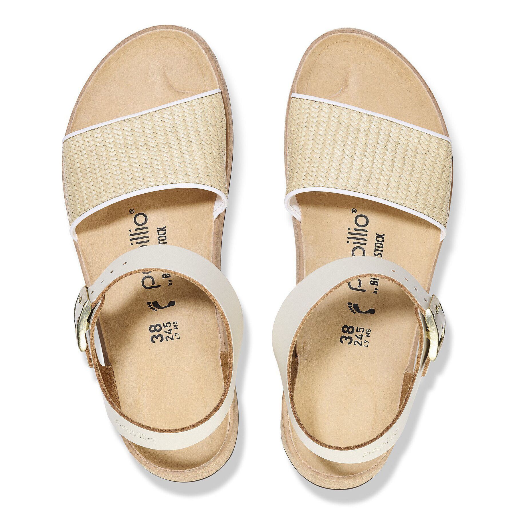 Alternative view of Glenda Raffia Natural Leather/Synthetics