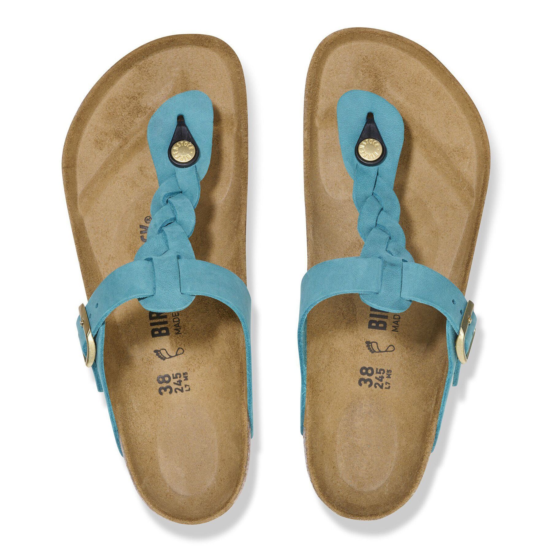 Alternative view of Gizeh Braided Natural Leather Oiled