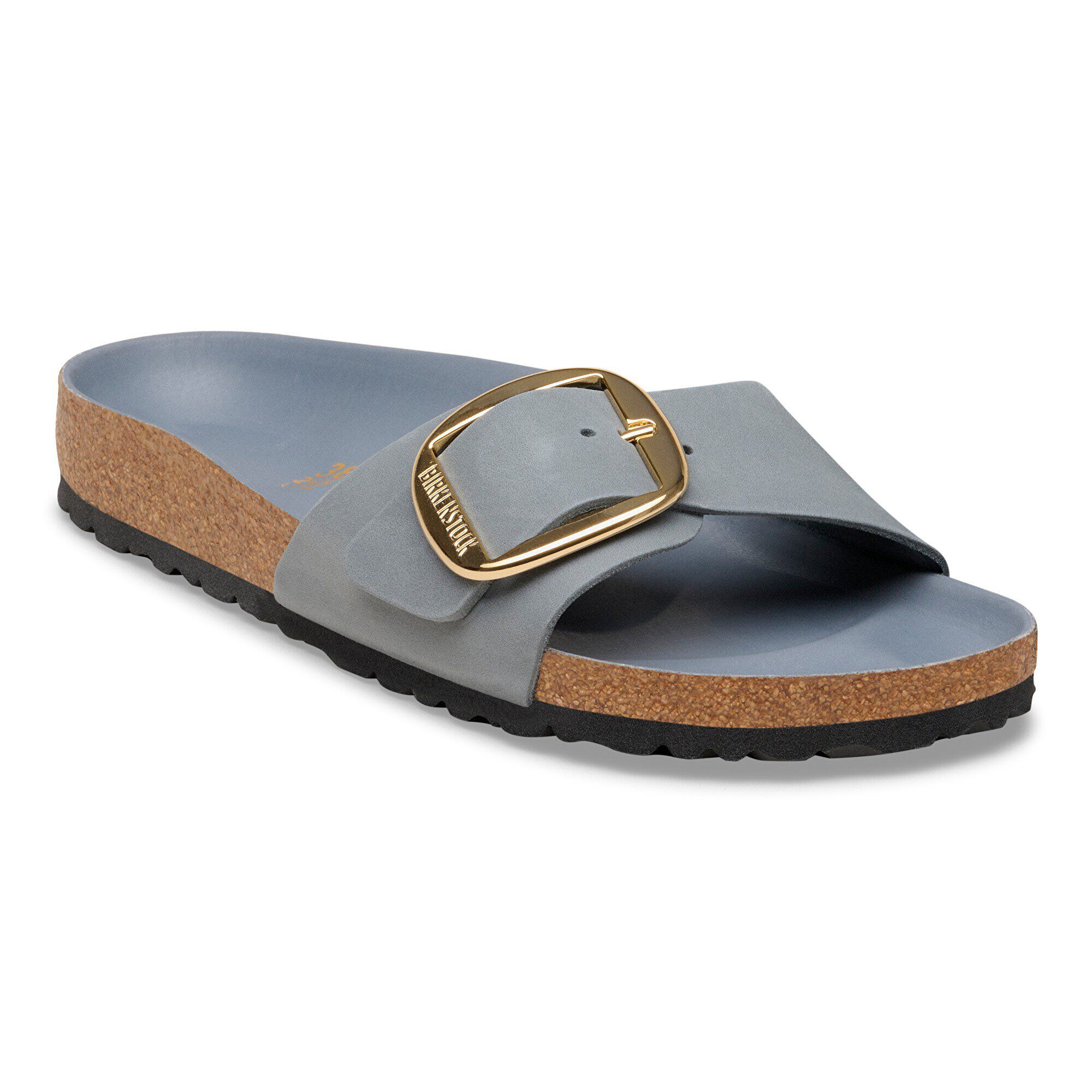 Madrid Big Buckle Natural Leather Oiled