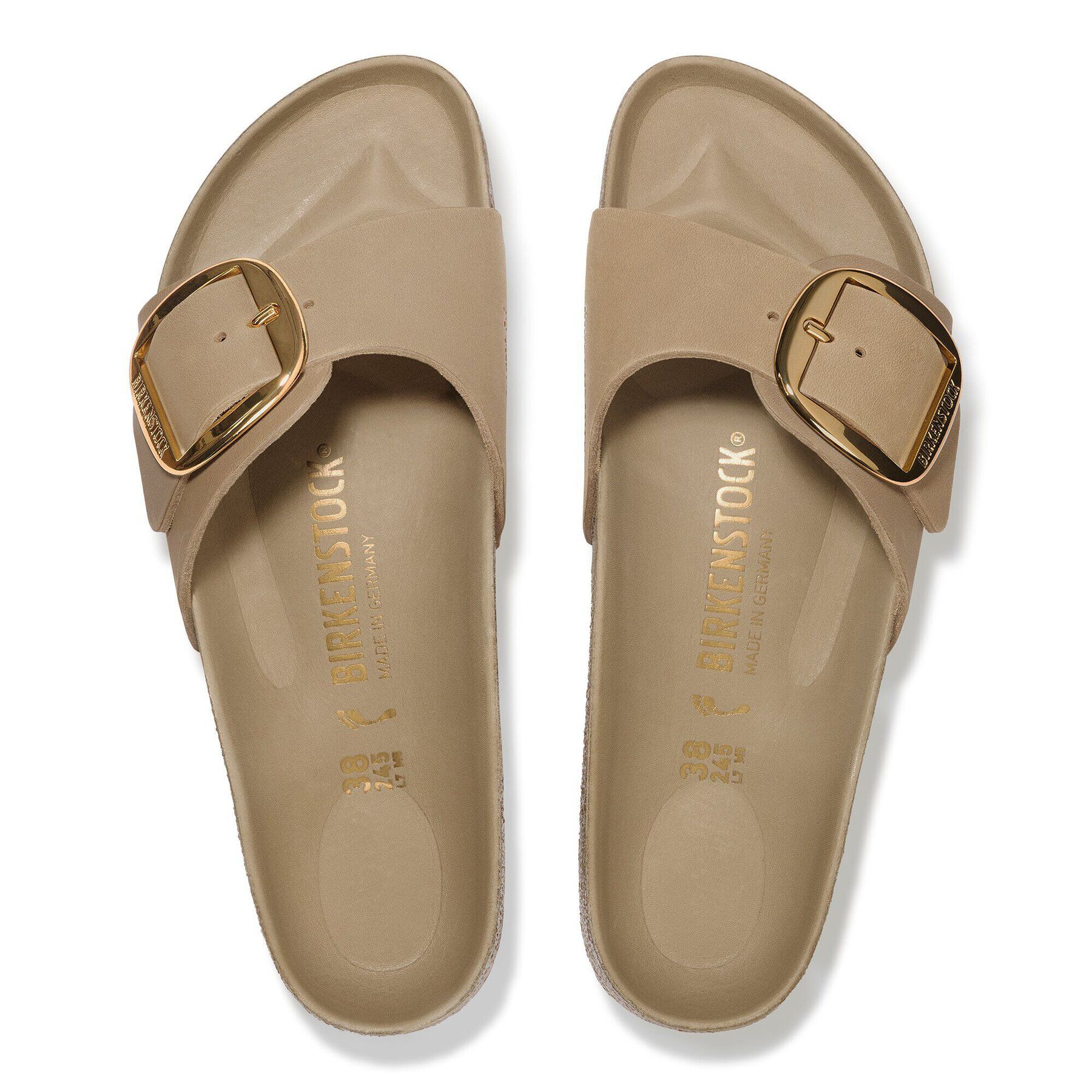 Alternative view of Madrid Big Buckle Natural Leather Oiled