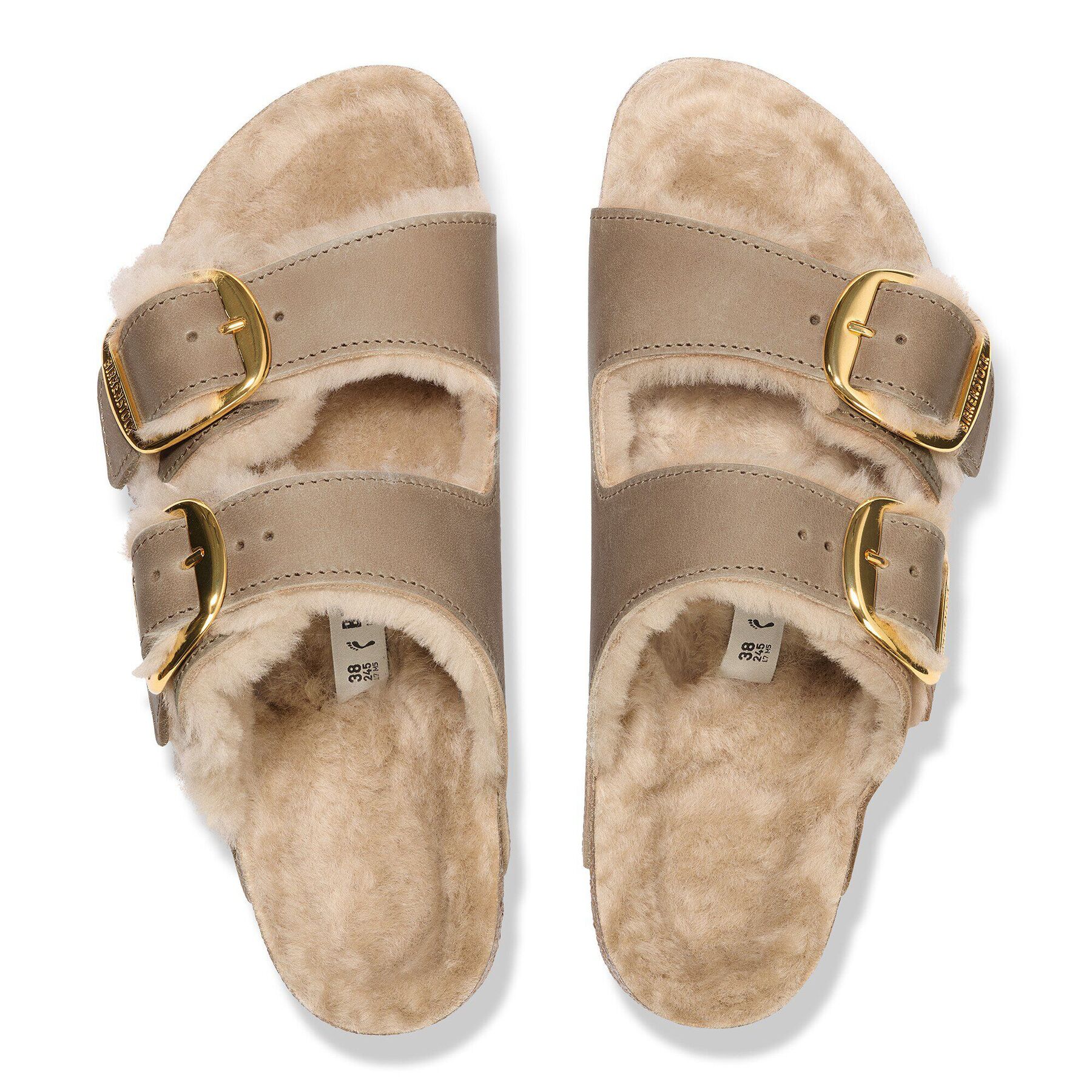 Alternative view of Arizona Big Buckle Shearling Natural Leather Oiled