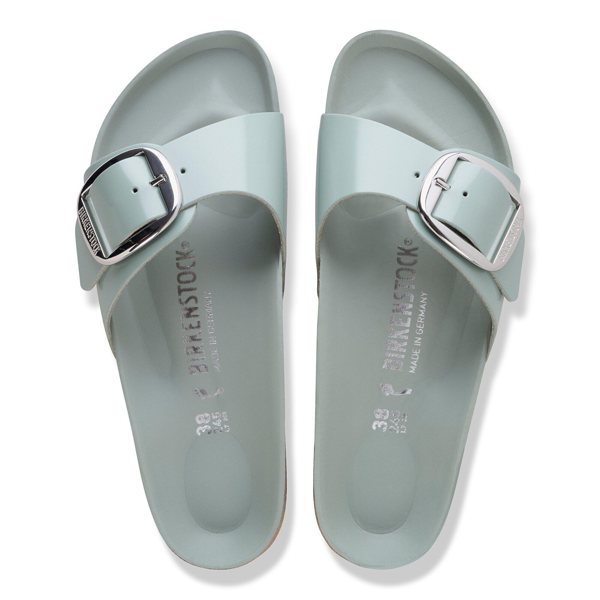 Alternative view of Madrid Big Buckle Natural Leather Patent