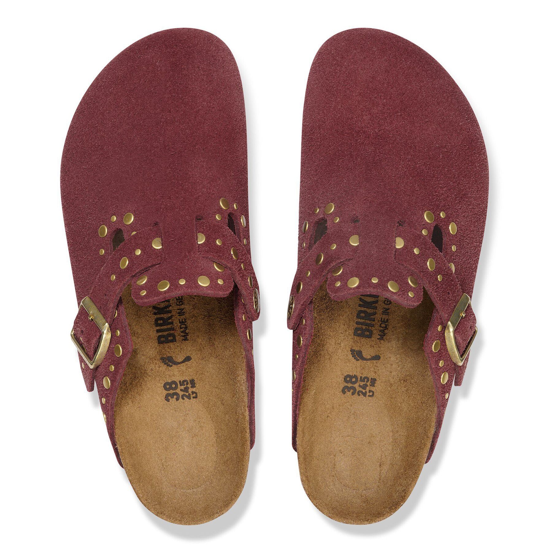 Alternative view of Boston Rivet Suede Leather