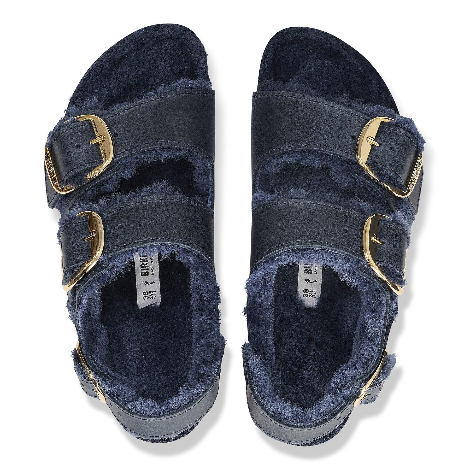 Alternative view of Milano Big Buckle Shearling Natural Leather Oiled