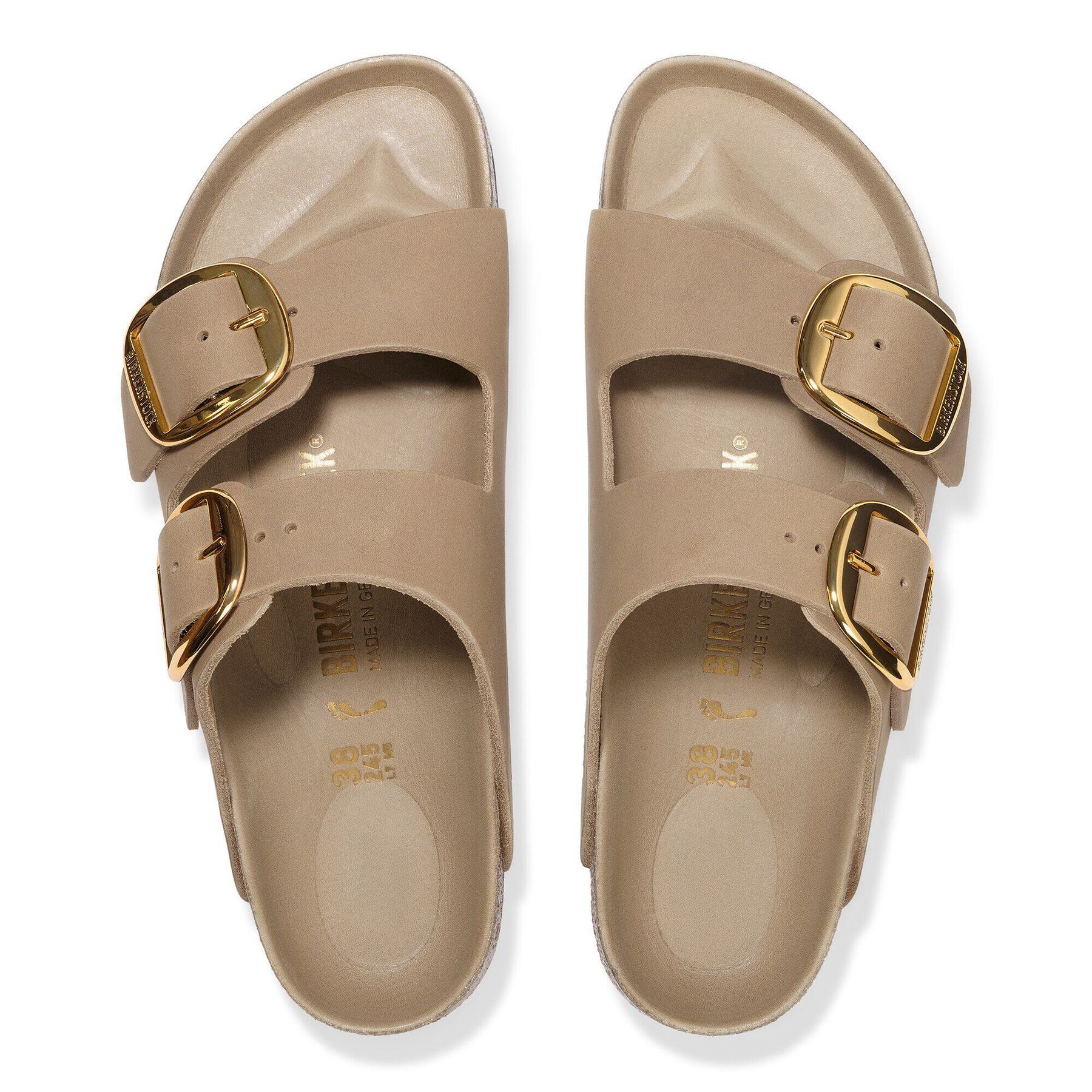 Alternative view of Arizona Big Buckle Natural Leather Oiled