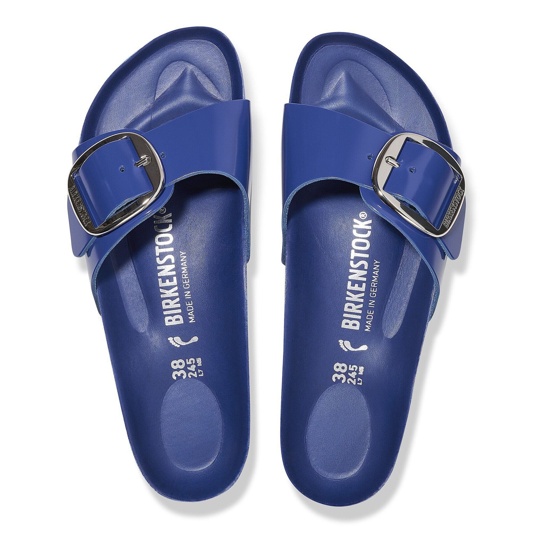 Alternative view of Madrid Big Buckle Natural Leather Patent