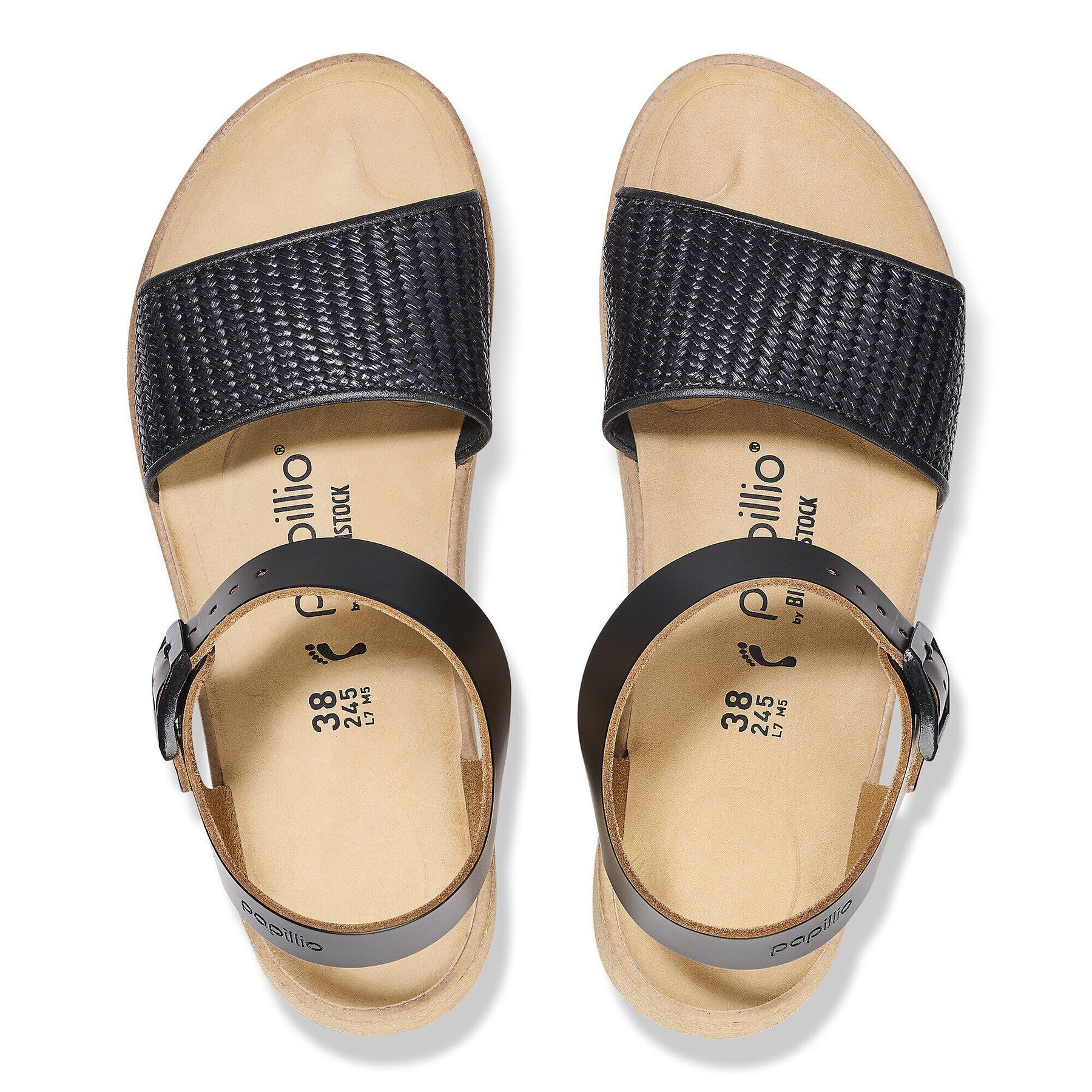 Alternative view of Glenda Raffia Natural Leather/Synthetics