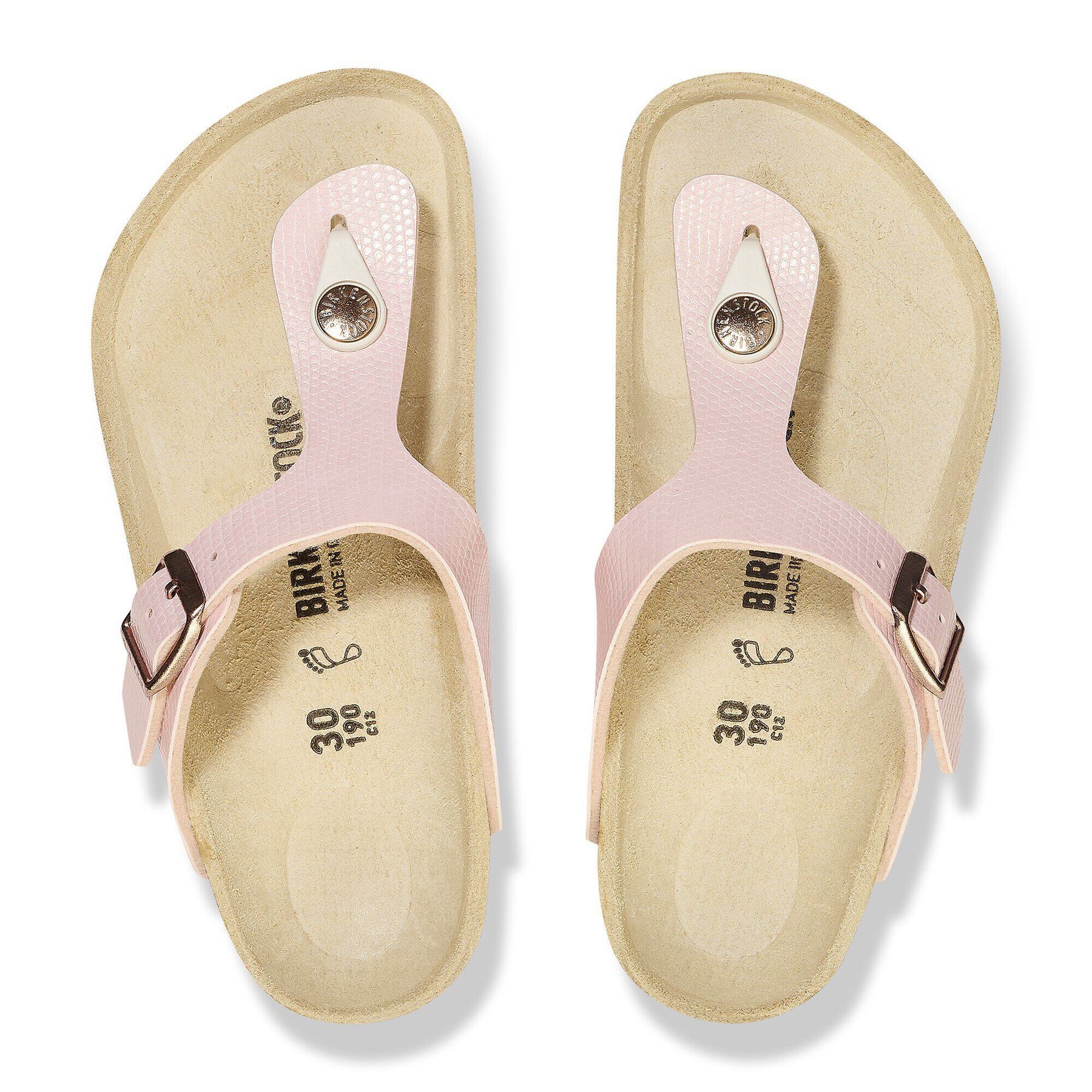 Alternative view of Gizeh Kids Bs Birko-Flor Embossed Shiny Light Rose