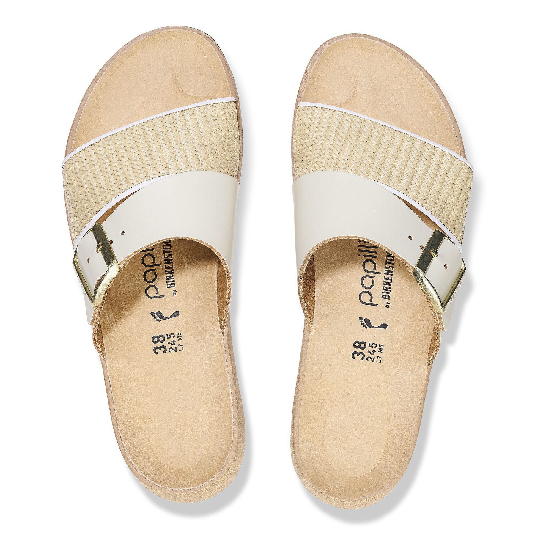 Alternative view of Almina Raffia Natural Leather/Synthetics