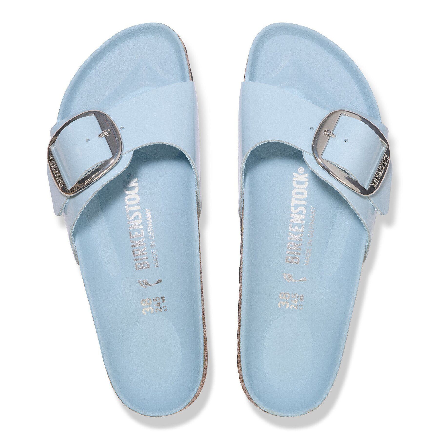 Alternative view of Madrid Big Buckle Natural Leather Patent