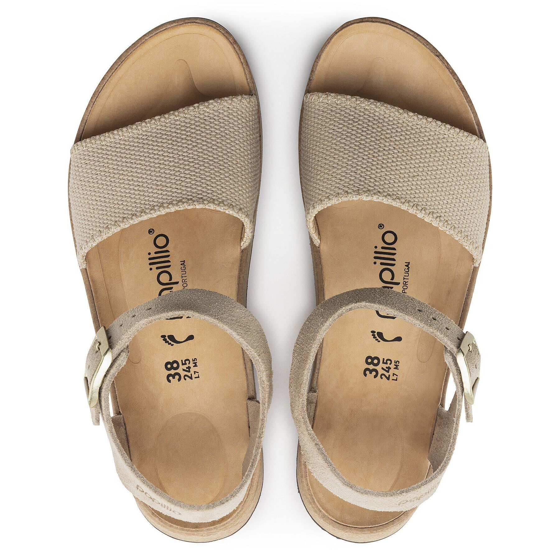 Alternative view of Glenda Suede Leather-Textile Sandcastle