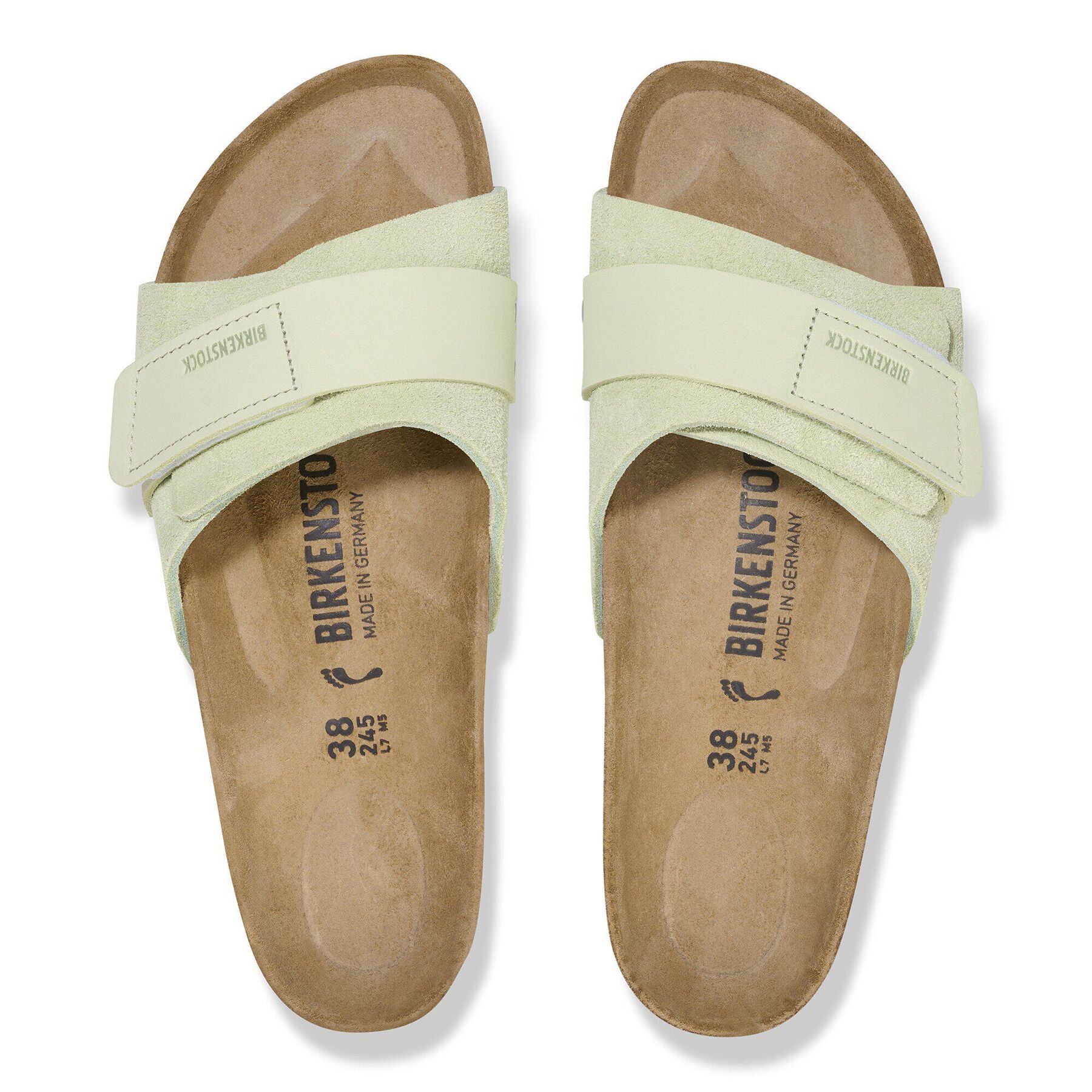 Alternative view of Oita Suede Leather Faded Lime